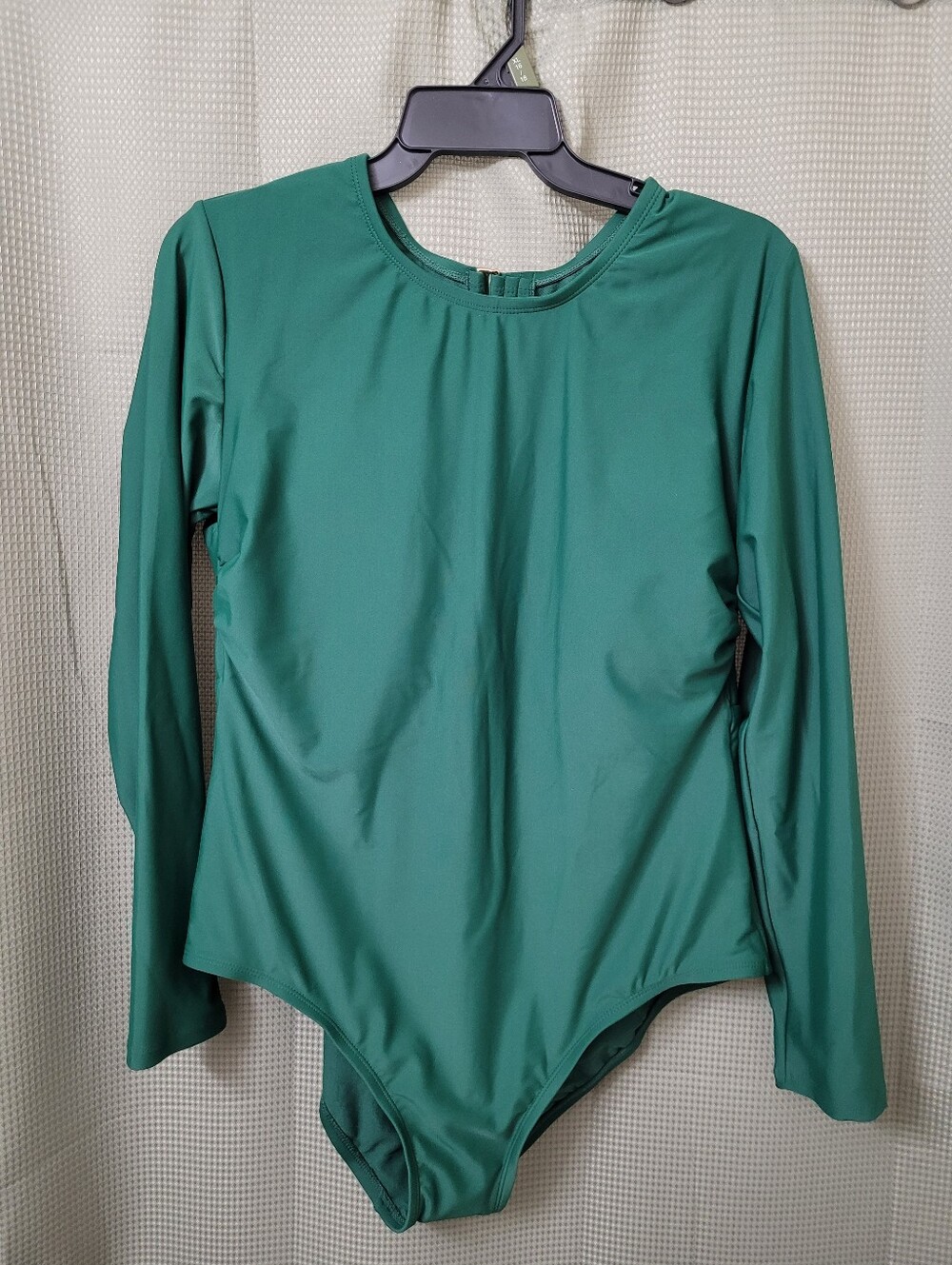 Long Sleeve Emerald Green Women's Bathing Suit